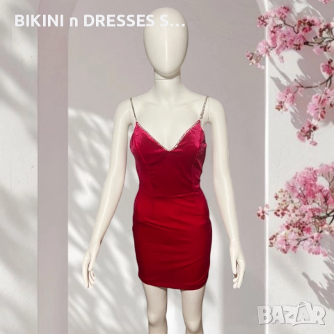 ЛИКВИДАЦИЯ! Уникална цикламена рокля с камъни BARBIE , снимка 8 - Рокли - 38798803