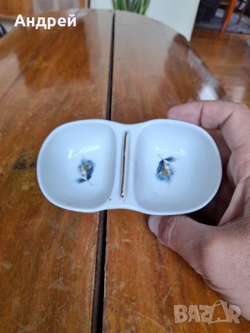 Стара порцеланова солница #13, снимка 2 - Други ценни предмети - 37063143