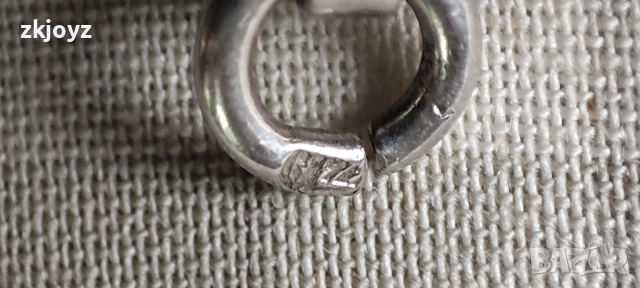 СТАРИННА СРЕБЪРНА ГРИВНА ФИЛИГРАН 12.86 гр/ ПРОБА 925, снимка 4 - Гривни - 52025254