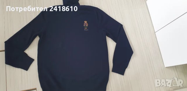 POLO Ralph Lauren Bear Wool /  POLO Mens Size L НОВО! ОРИГИНАЛ! Мъжки Пуловер Поло!, снимка 13 - Пуловери - 48055508