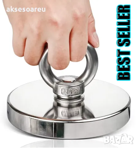 Супер Силен мощен неодимов магнит който се закача с въженце за изваждане на метални предмети от река, снимка 12 - Водни спортове - 47838414