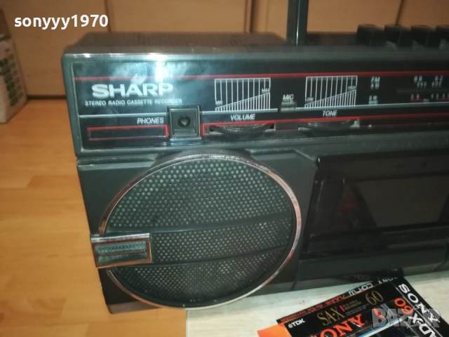 SHARP-JAPAN 1609251845, снимка 7 - Радиокасетофони, транзистори - 51736254