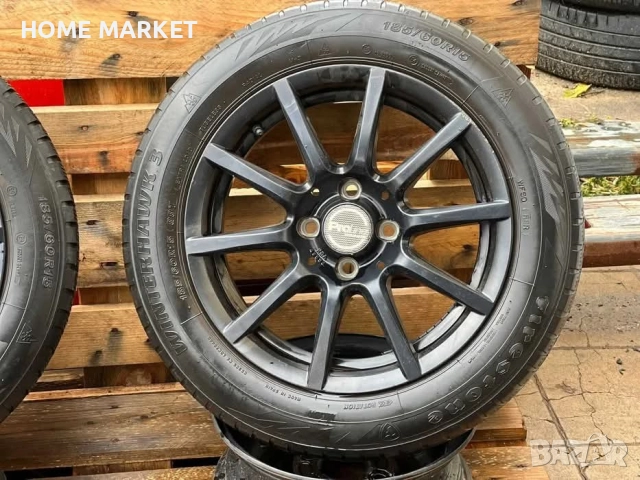 4х100 15 Джанти Opel Renault Dacia Kia Hyundai Honda Toyota Suzuki 4x100 ЕТ 38 J 6.5 Централен отвор, снимка 3 - Гуми и джанти - 52402658