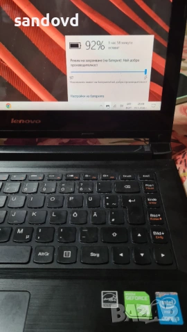 Лаптоп LENOVO FLEX 2-14 тьчскрин цена 130евро, снимка 9 - Лаптопи за дома - 53928574