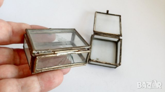 Френски стъклени кутии за бижута, снимка 5 - Други ценни предмети - 37161907