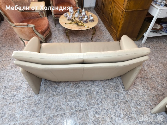 Диван двойка и фотьойл от естествена кожа, снимка 11 - Дивани и мека мебел - 53073013