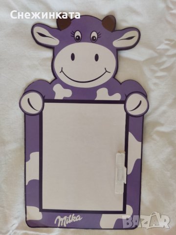 Метална кутия и голям магнит-кравичка на Милка/Milka, снимка 2 - Колекции - 42771259