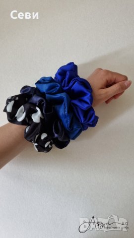 Скрънчита за коса , снимка 6 - Аксесоари за коса - 33703046