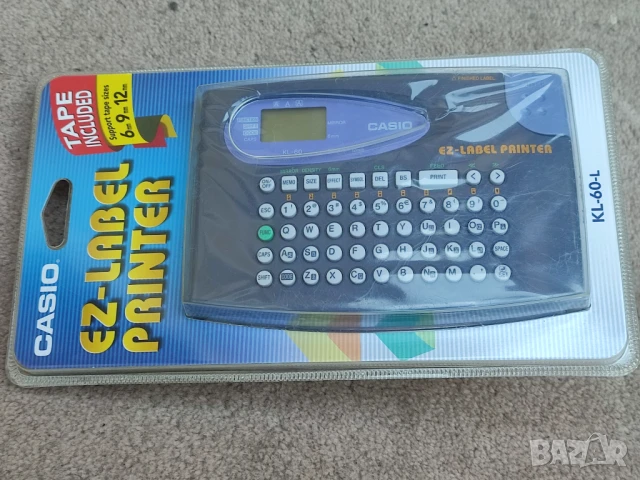 НОВ Етикетен принтер CASIO KL-60, снимка 2 - Друга електроника - 51269290