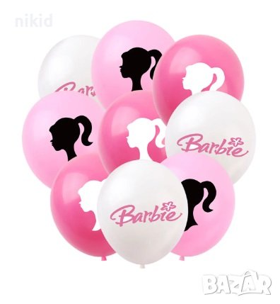 Барби Barbie Обикновен надуваем латекс латексов балон парти хелий или газ