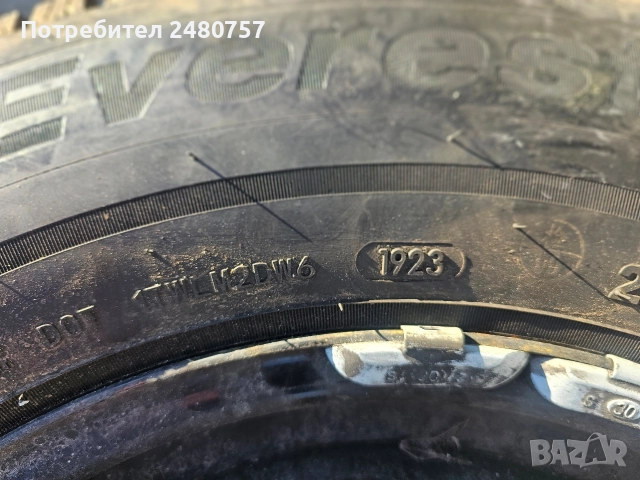 Гума с джанта 225/75/16С , снимка 6 - Гуми и джанти - 52612140