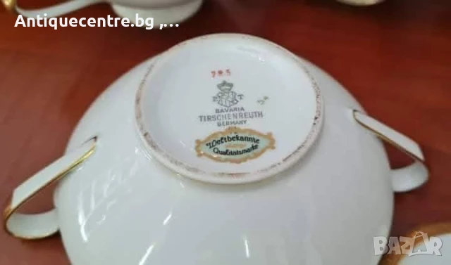 BAVARIA ,TIRSCHENREUTH GERMANY  - сервиз за кафе / чай за 12 души ., снимка 10 - Сервизи - 50940765