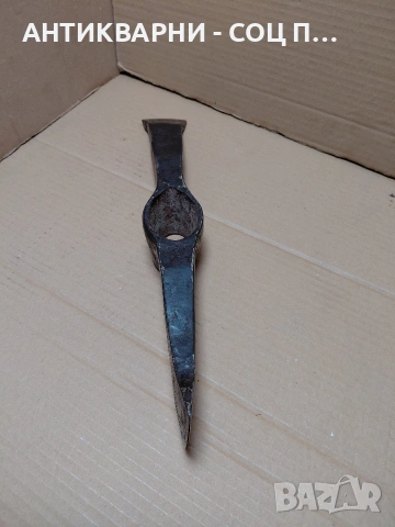 Соц Стара Ръчно Кована Голяма Киркобрадва 2.400кг. НОМЕР 1425., снимка 9 - Антикварни и старинни предмети - 54102218