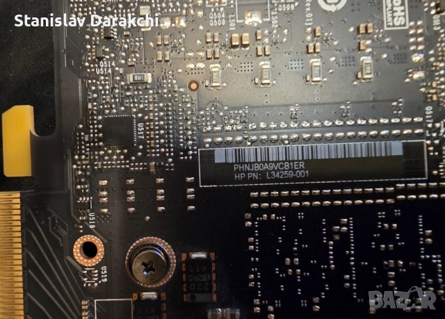 NVIDIA GEFORCE RTX 2060 6GB GDDR6 GRAPHICS CARD - HP L58312-001, снимка 7 - Видеокарти - 52068536