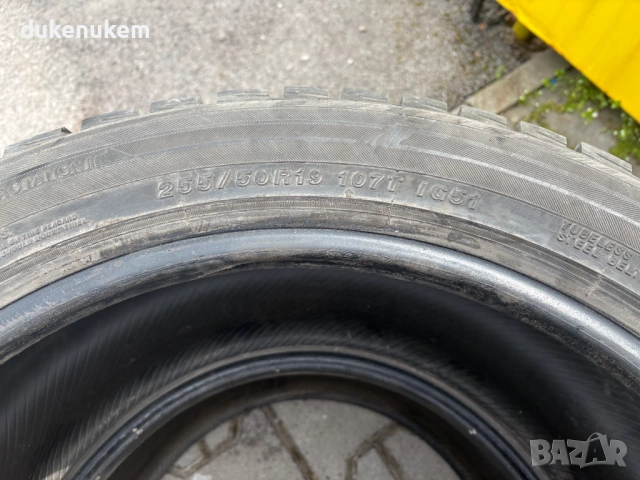 Подарявам Гуми Yokohama ice Guard 255/50/R19, снимка 4 - Гуми и джанти - 54194877