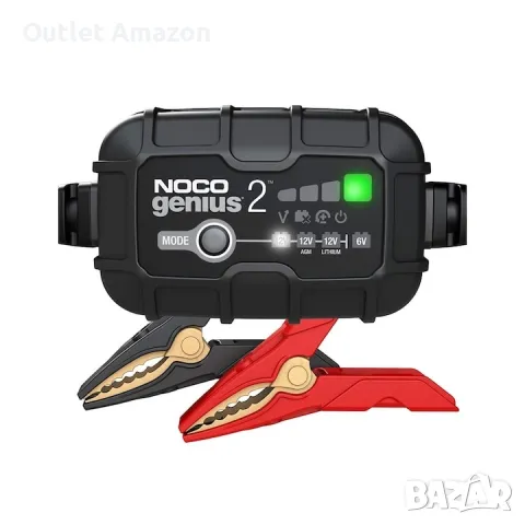 зарядно Noco Genius 2 auto-moto, 6V/12V 2A
