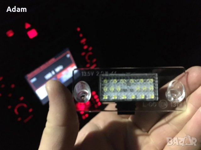 LED плафони регистрационен номер за Audi A3 8L A4 B5 с 18 SMD диода