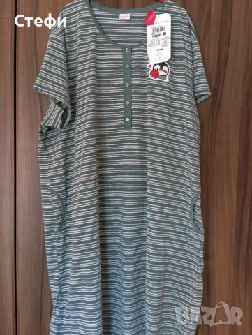 Дамска нощница 3XL от едра серия, снимка 3 - Нощници - 49218917