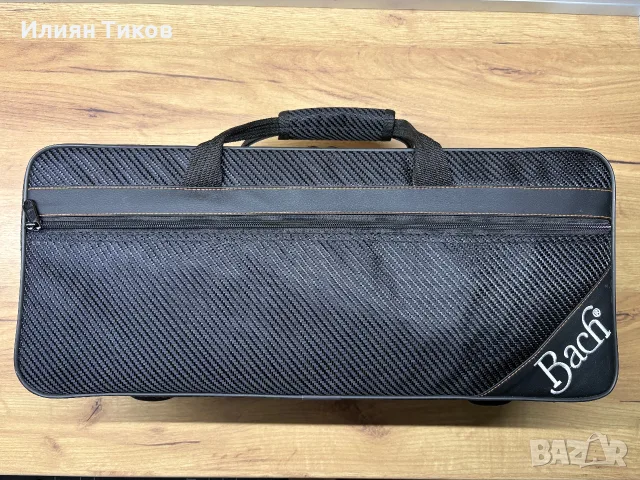Тромпет Bach TR650 неразличим от нов, оригинален кейс и Bach 7C, снимка 12 - Духови инструменти - 56091721