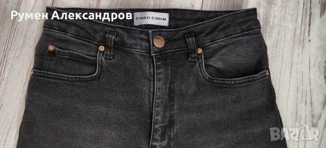 Дамск оригинални черни дънки SUSAN 5 POCKETS JEANS р-р S EUR28, снимка 6 - Дънки - 54023405