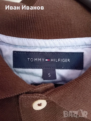 Оригинална фланелка с яка Tommy Hilfiger, снимка 5 - Тениски - 50560017