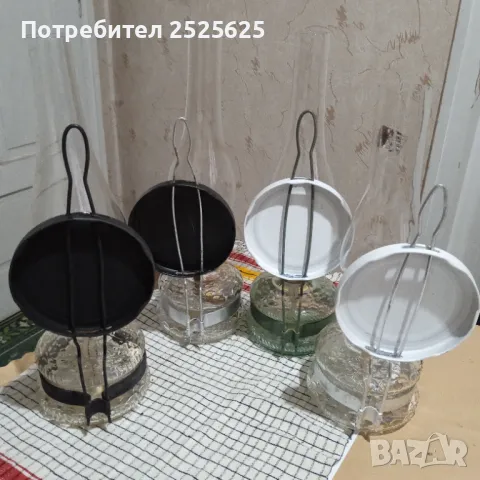 Български газени лампи - 4 броя, номер 8, снимка 3 - Декорация за дома - 42289964