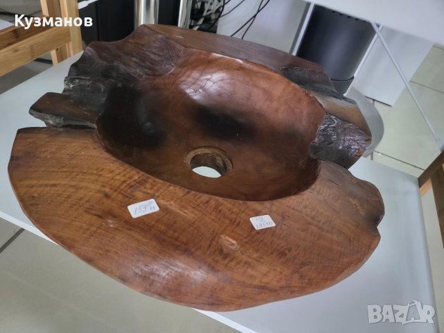 Купа мивка от тиково дърво и мивки от камък, снимка 7 - Градински мебели, декорация  - 36908934