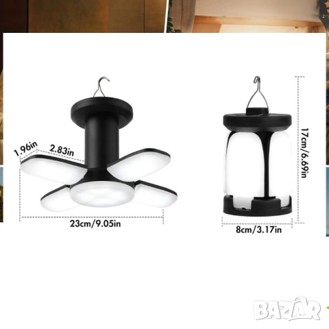 Лампа за къмпинг, снимка 2 - Аксесоари и консумативи - 51686453