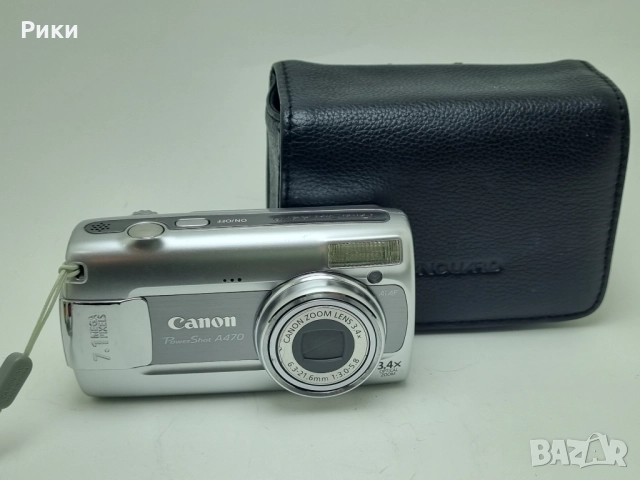 Canon PowerShot A470 Digital Camera 7.1MP 3.4x Optical Zoom, снимка 2 - Фотоапарати - 52941556