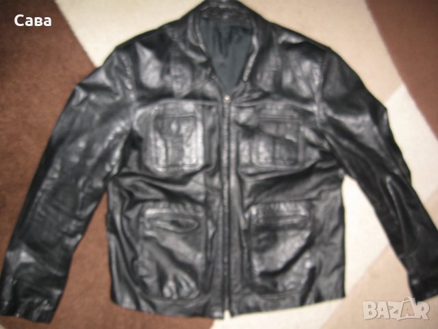 Кожено яке PTA   мъжко,М, снимка 2 - Якета - 31881634