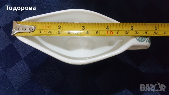 Малка порцеланова сосиерка, снимка 5 - Чинии - 33952019