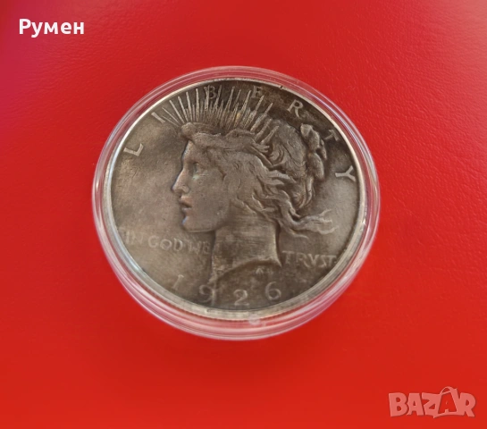 Half Dollar USA-1945 г-1 Dollar USA-1926 г.Сребро!, снимка 5 - Нумизматика и бонистика - 40548327