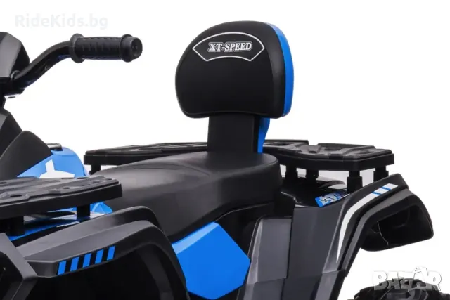 Акумулаторен детски Quad 24V, 4x4, Музикален модул с Bluetooth и USB | Ева Гуми, Син, снимка 9 - Детски велосипеди, триколки и коли - 50228006