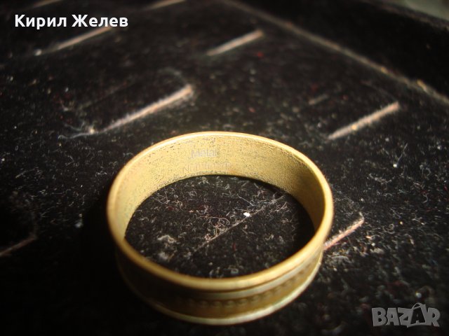 СТАР БРОНЗОВ ПРЪСТЕН Metal Numunedir МАРКИРОВКА 17113, снимка 10 - Антикварни и старинни предмети - 32101845