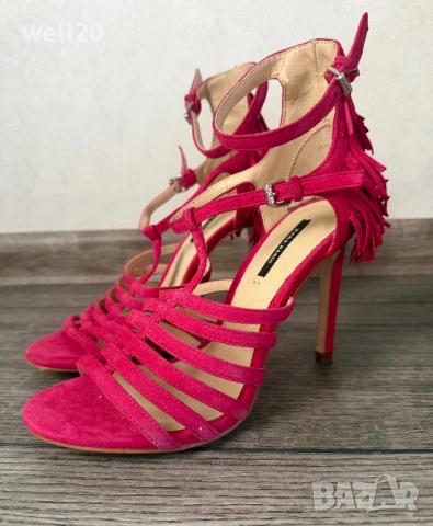 Сандали на ток Zara, снимка 4 - Сандали - 54321916