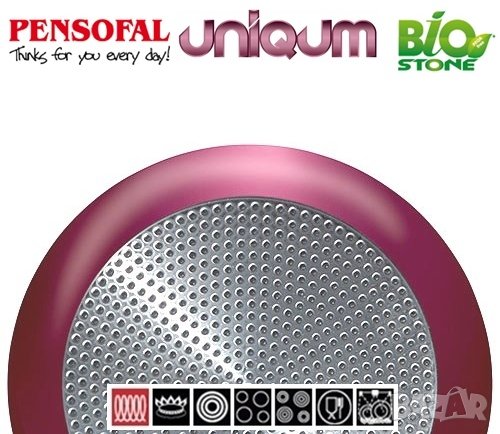 Тиган Pensofal Uniqum  BIOSTONE / Induction, снимка 4 - Съдове за готвене - 44359423