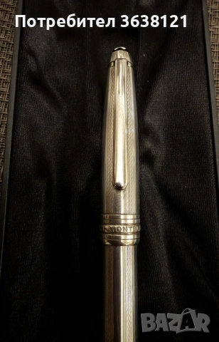 Montblanc - Meisterstück сребърна писалка, снимка 7 - Други ценни предмети - 53987162
