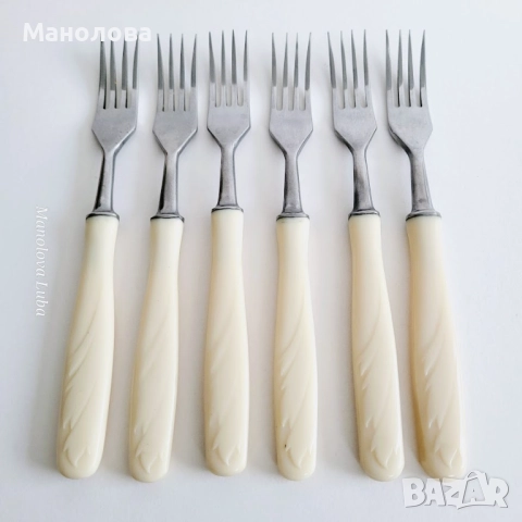 Стари руски прибори за хранене, вилици и ножове., снимка 2 - Други ценни предмети - 52437839