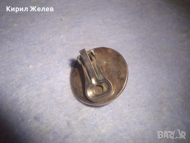 СТАРА СРЕБЪРНА ОРНАМЕНТИРАНА МАРКОВА КЛИПС АРТ ОБЕЦА СРЕБРО 925 с ЮВЕЛИРНО ПОЛИРАН ЧЕРЕН ОНИКС 27303, снимка 6 - Обеци - 36817833