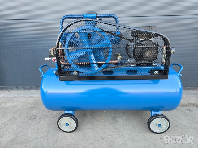 Компресор за въздух 100L TACH 4НР / 3,0 кв усилен дебит -480 л/м 12.5 bara, снимка 6 - Компресори - 27267447