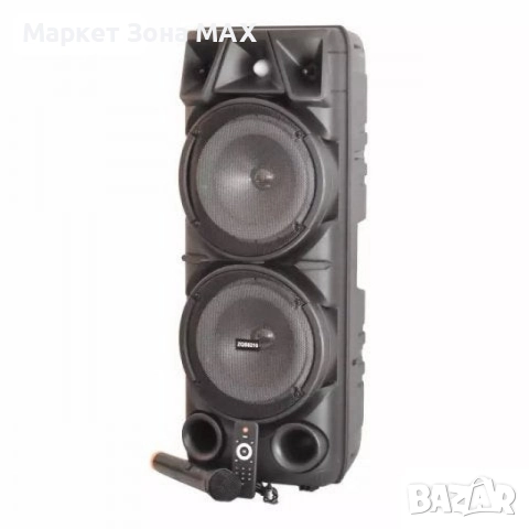 Bluetooth тонколона speaker ZQS-8210 2x8" 4800mAh - Гаранция 12 месеца , снимка 4 - Тонколони - 52934189