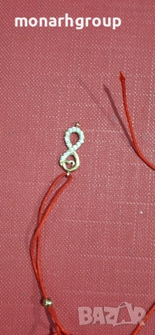 Златна гривна конец /скъсана/, снимка 3 - Гривни - 52960204