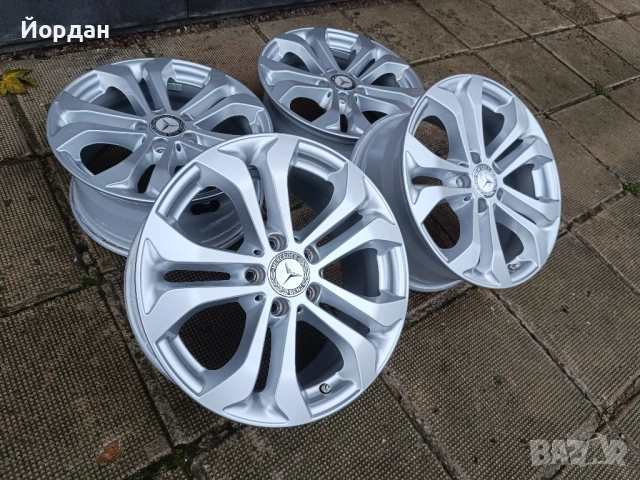 ОРИГИНАЛНИ джанти 17 ' цола 5x112 МЕРЦЕДЕС / MERCEDES BENZ ET36 7,5J 66,6, снимка 2 - Гуми и джанти - 52344984