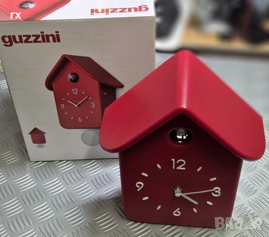 Стенен часовник Guzzini с махало кукувица Qq Cuckoo , снимка 3 - Стенни часовници - 53067639