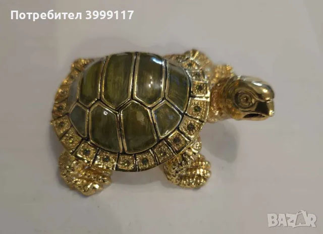 Метална бижутерка - Костенурка, снимка 3 - Романтични подаръци - 47816697
