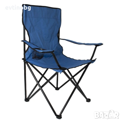 Сгъваем къмпинг стол Muhler  с подлакътник с място за чаша, снимка 3 - Къмпинг мебели - 53900561