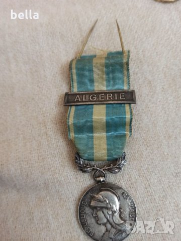 Сребърен френски колониален  орден ,запазен вид ,цена 150 лв, снимка 3 - Други ценни предмети - 34871060