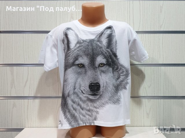 Нова детска тениска с дигитален печат Вълк, Серия Вълци, снимка 3 - Детски тениски и потници - 29880734