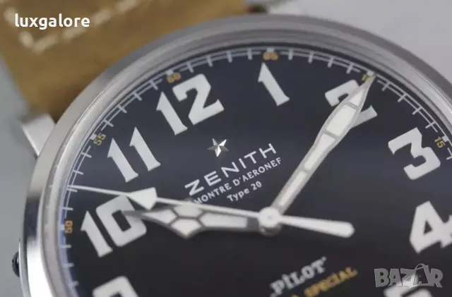 Мъжки часовник ZENITH Pilot Type 20 EXTRA SPECIAL с aвтоматичен механизъм, снимка 3 - Мъжки - 47469019
