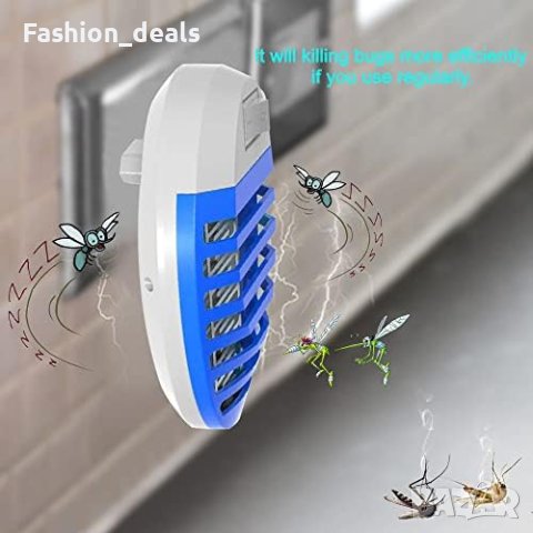 Нов комплект 4 броя Електрически инсектицид убиец на насекоми мухи комари UV светлина, снимка 2 - Други стоки за дома - 42247867